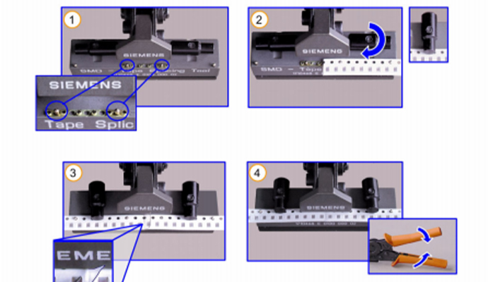 ASM/Siemens西门子SIPLACE贴片机带装料的拼接